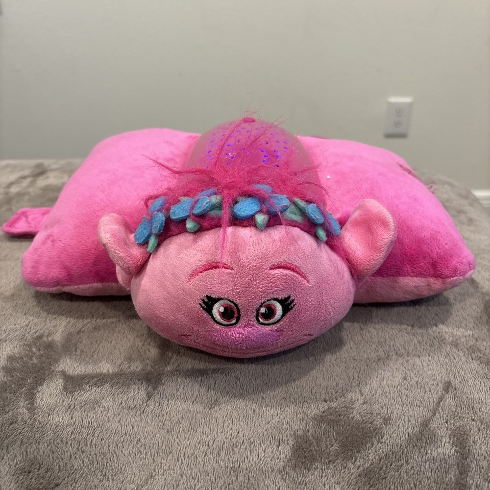 Dreamworks Trolls Poppy Pillow Pet Sleep time Lite